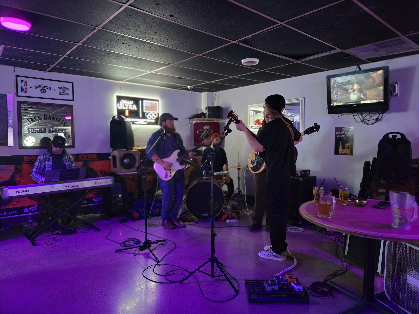 Band night at The Down Under